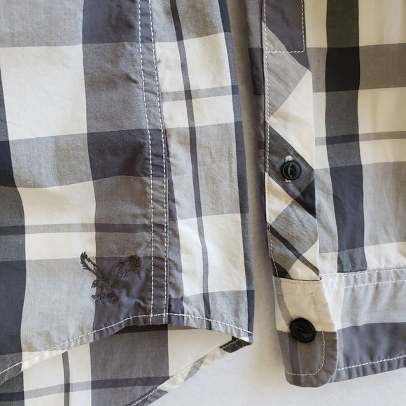 American Eagle Outfitters Mens Shirt Button Up  Long Sleeve Size M Multicolor - Picture 5 of 12